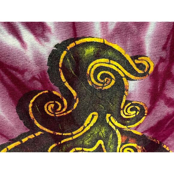 KINGS Sunboy Tie-Dye Turtle Tee Pink Spiral Size Large Hand Dyed Graphic Shirt - Picture 11 of 11